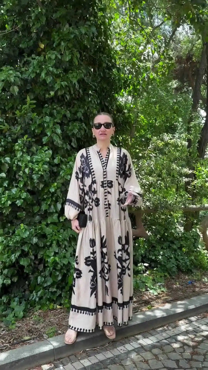 Abaya Muslim Dress Party Women Long Robe Print Jalabiya Eid Ramadan Morocco Dubai Abayas Kaftan Islam Arab Modest Vestidos