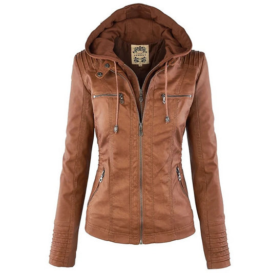 Women's Faux Leather Jacket