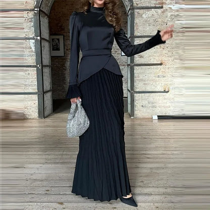 Morocco Modest Women Dress Saudi Dubai Abaya Kaftan Islam Vestidos Arabic Long Robe Eid Muslim Abayas Party Dresses Jalabiya