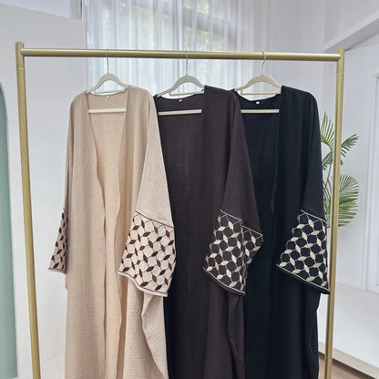 Eid Muslim Abaya for Women Modest Dresses Jalabiya Embroidery Saudi Arab Long Robe Ramadan Morocco Kaftan Dubai Abayas Vestidos