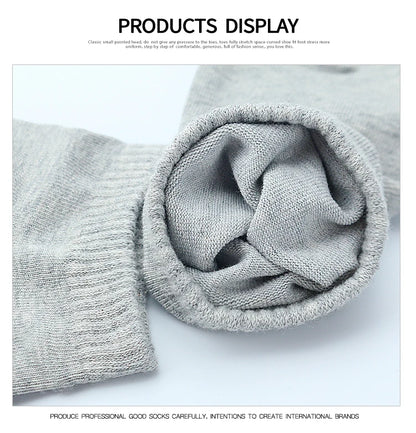 5 Pairs Low Cut Men Socks Solid Color Black White Breathable Cotton Socks Male Sport Short Socks Business Women Men