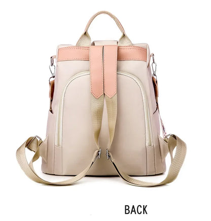 Waterproof Oxford Embroidery Women Backpack Fashion Anti-theft Large Capacity Female Travel Casual Backpacks School Laptop Bag