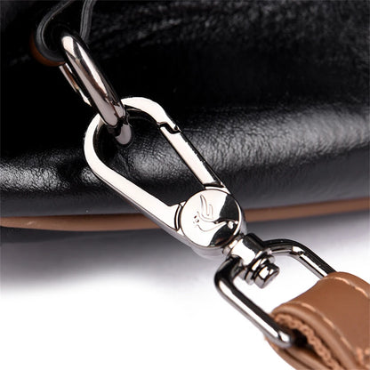 2024 High Quality Soft Leather Women's Handbag Luxury Designer Girl Boston Bag Luxury Large Capacity Shoulder Bags Sac A Main
