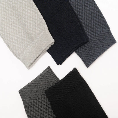 Bamboo Fiber Men's Socks 10Pairs Black Business Soft Breathable Long High Quality  Autumn for New Male Sock Plus Size 39-48