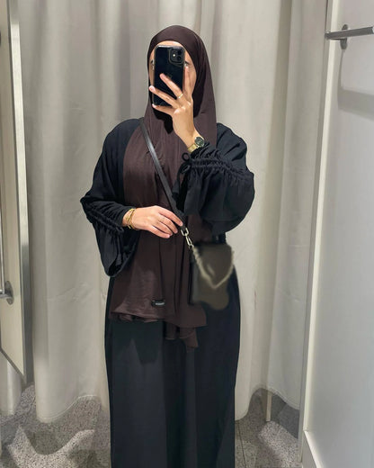 Moroccan Party Eid Ramadan Mubarak Abaya Muslim Maxi Dress Dubai Modest Kaftan Femme Turkey Islam Gown Jalabiya Vestidos Casual