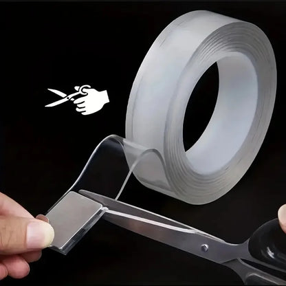 5M Nano Tape Double Sided Tape Transparent NoTrace Reusable Waterproof Adhesive Tape Cleanable Home Gekkotape