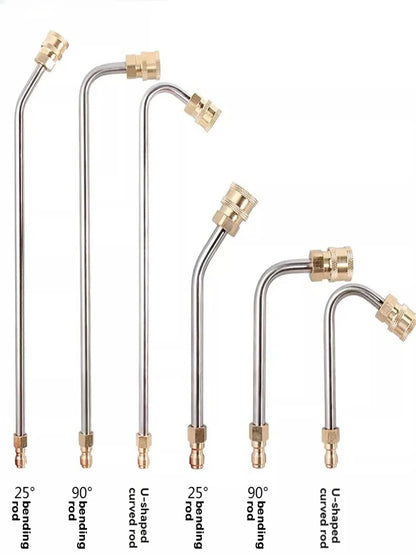 Wholesale of high-pressure car wash water gun elbows by manufacturers, 1/4 quick connect right angle, 90 degree extension rod, c