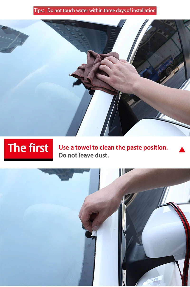 2m Car Seal Strip Rubber Weatherstrip Waterproof Auto Sunroof Window Gap Filler Soundproof Universal Car Weather Strip Sealing