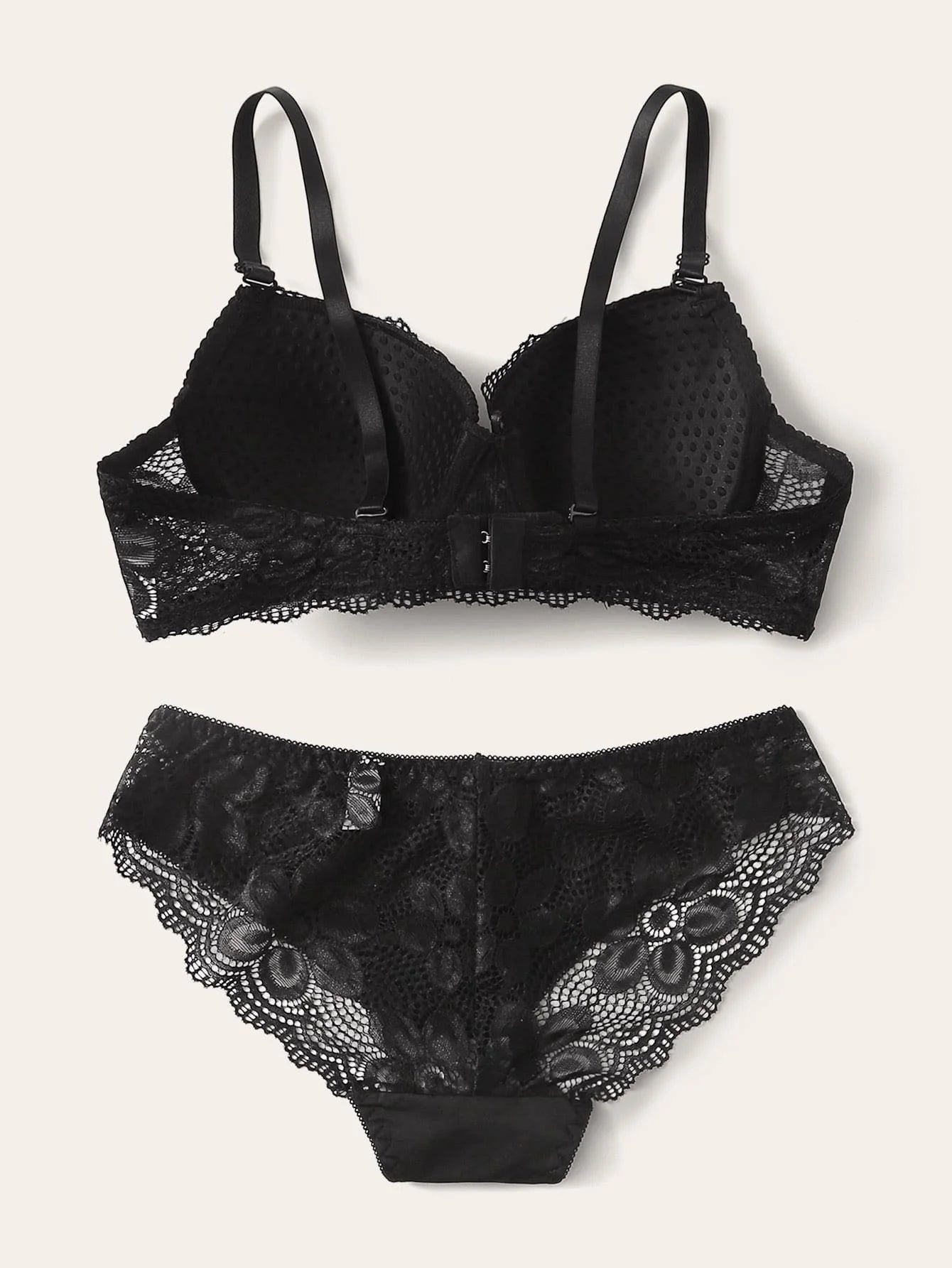 Transparent Floral Two Pieces Bras Panties Set Clothing Sexy Underwire Push Up Lingeries For Women A2123