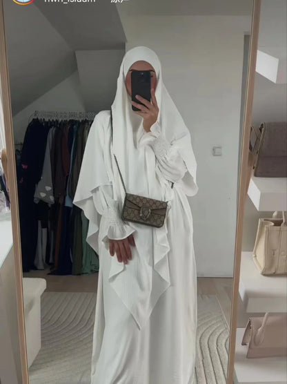 Modest Abaya for Women Dresses Muslim Jalabiya Eid Ramadan Morocco Saudi Long Robe Dubai Abayas Kaftan Islam Arabic Vestidos