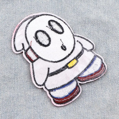 Cute Ghost Patch On Clothes DIY Iron On Patches Stickers Embroidered Patches for Clothing Badges Halloween Accessories
