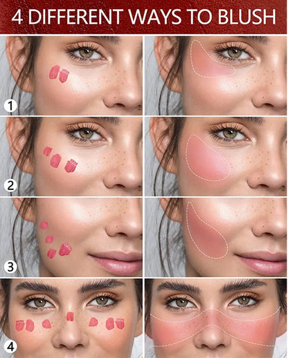 New Natural Long-lasting, Waterproof Contouring and Brightening Liquid Blush Stick Makeup for Women Daily Use All Skin Types