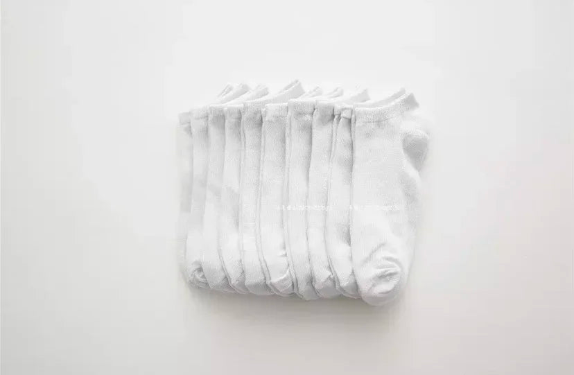 30Pairs/Lot Men's Business Polyester Cotton Socks Black Gray Casual Ankle Socks Antibacterial Soft Fabric Elastic Socks EU38-44