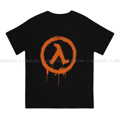 Half Life Game Rise Shine T Shirt Graphic Men's Tees Summer Cotton Tops Harajuku O-Neck TShirt