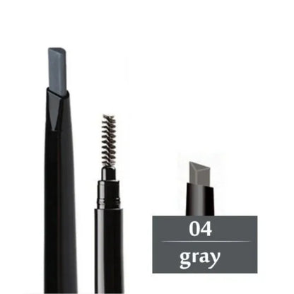 5 Color Double Ended Eyebrow Pencil Waterproof Make Up Long Lasting No Blooming Rotatable Triangle Eye Brow Tattoo Pen Makeup