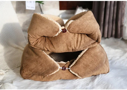 Cat Bed Warm Thickened Soft Multifunctional Pet Foldable Mat for Cats Small Dogs Indoor Kitten Bed Cat Sleeping Mat Pet Supplies