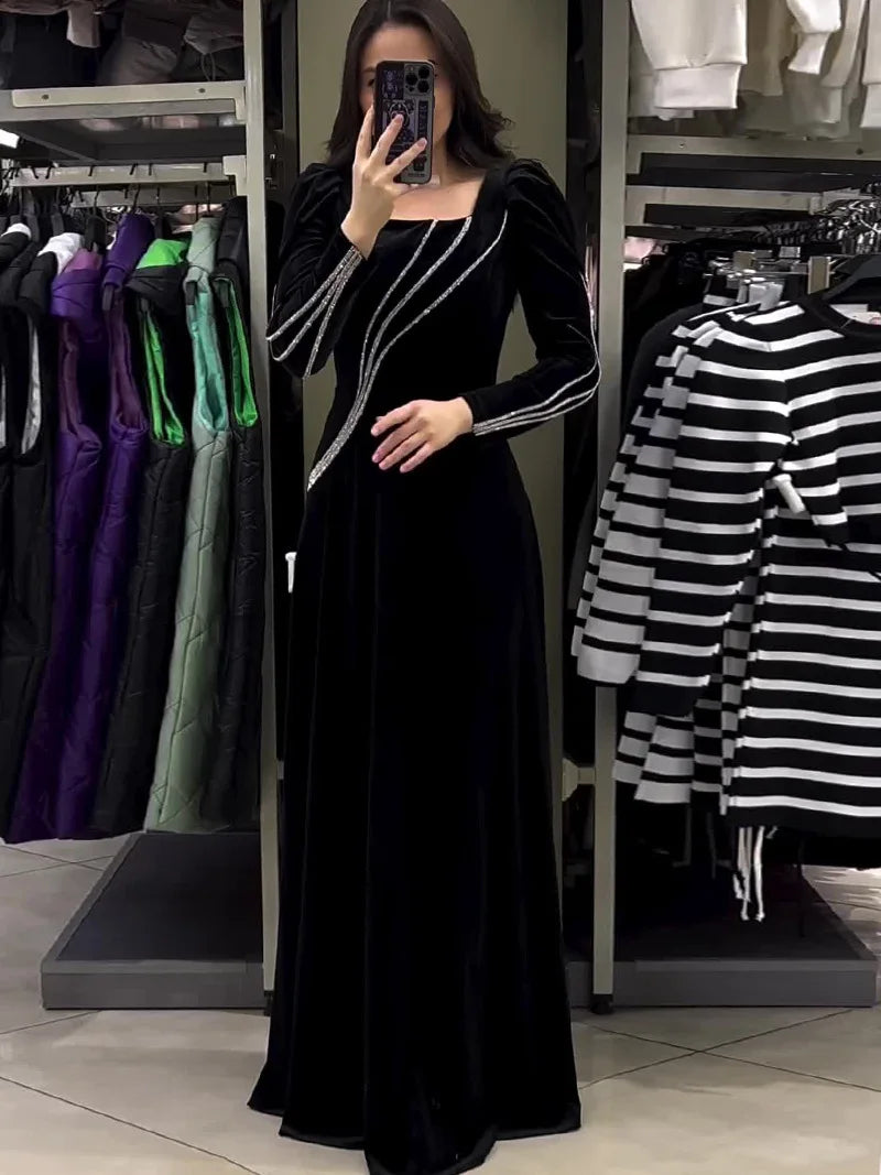 Eid Muslim Abaya for Women Party Dresses Jalabiya Ramadan Modest Morocco Dubai Abayas Kaftan Islam Vestidos Arab Long Robe