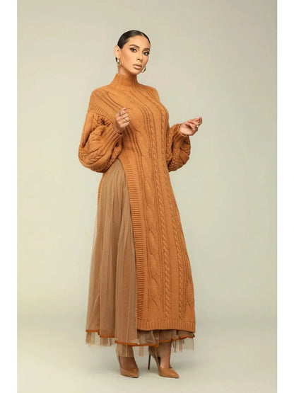 Muslim Women Knitting Dress Modest Robe Vestidos Dubai Saudi Arabic Morocco Abaya Jalabiya Eid Ramadan Knitted Dresses Abayas