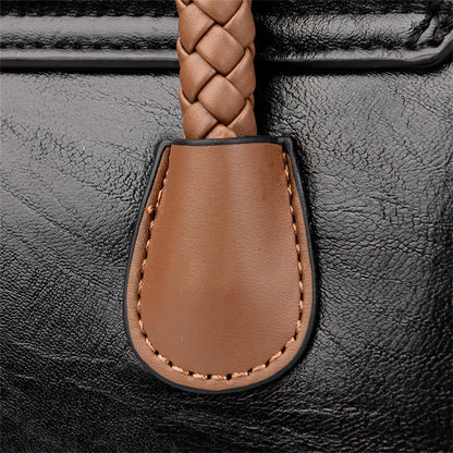 2024 High Quality Soft Leather Women's Handbag Luxury Designer Girl Boston Bag Luxury Large Capacity Shoulder Bags Sac A Main