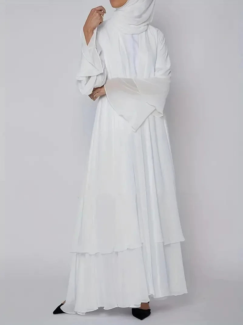 Muslim Long Abaya Dress Turkey Islamic Women Robe Hijab Headscarf Sashes Morocco Kaftan Dubai Arabic Jalabiya Modest Vestidos