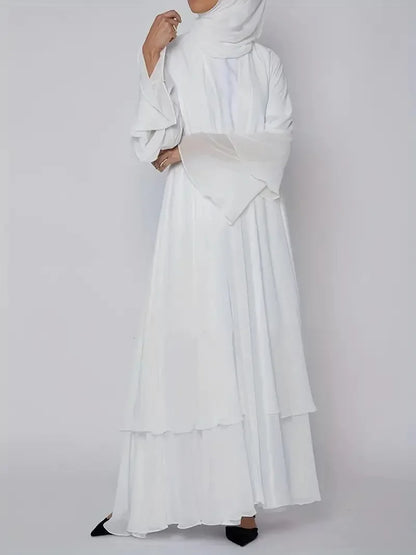 Muslim Long Abaya Dress Turkey Islamic Women Robe Hijab Headscarf Sashes Morocco Kaftan Dubai Arabic Jalabiya Modest Vestidos