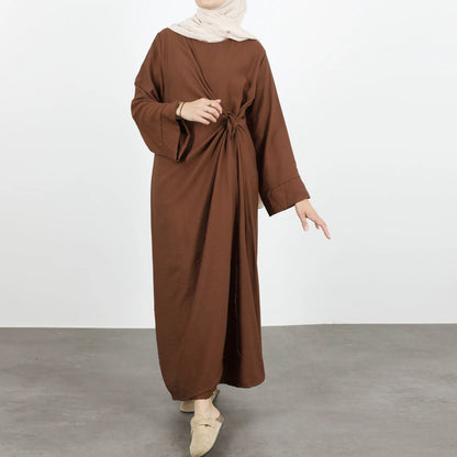 Moroccan Party Eid Ramadan Mubarak Abaya Muslim Maxi Dress Dubai Modest Kaftan Femme Turkey Islam Gown Jalabiya Vestidos Casual