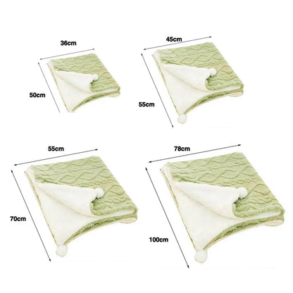 Pet Blanket Warm Dogs Cats Plush Blanket Thickened Warm Pet Sleeping Blanket for Dogs Cats Pet Supplies manta perros mascotas