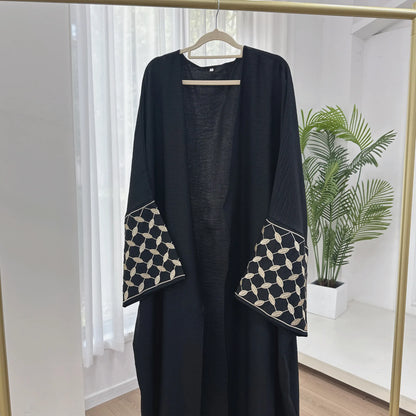Eid Muslim Abaya for Women Modest Dresses Jalabiya Embroidery Saudi Arab Long Robe Ramadan Morocco Kaftan Dubai Abayas Vestidos