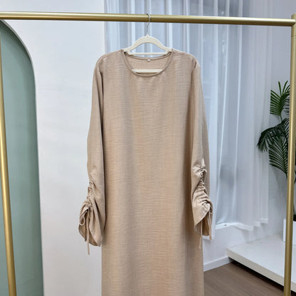 Moroccan Party Eid Ramadan Mubarak Abaya Muslim Maxi Dress Dubai Modest Kaftan Femme Turkey Islam Gown Jalabiya Vestidos Casual