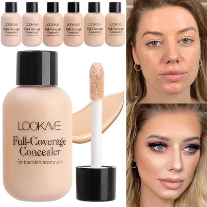 Not Easy Smudged Foundation Cream Multiple Colors Waterproof Covering Concealer Long Lasting Liquid Shadows Korean Cosmetics