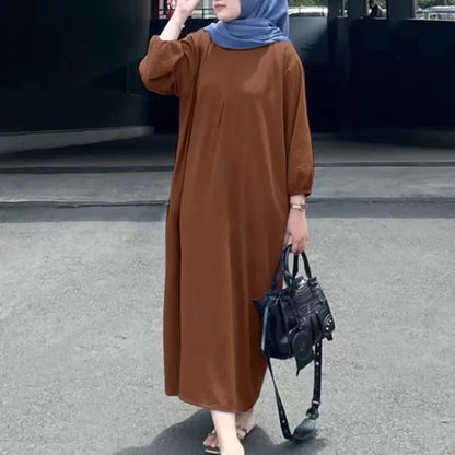 Eid Muslim Dress for Women Abaya Puff Sleeve Morocco Ramadan Prayer Dresses Abayas Kaftan Islam Dubai Arab Modest Long Robe 2024