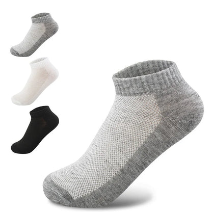 1 Pair Breathable Men's Socks Short Ankle Socks Men Solid Mesh High Quality Male Boat Socks HOT SALE 2023 Hot Men Socks Meias