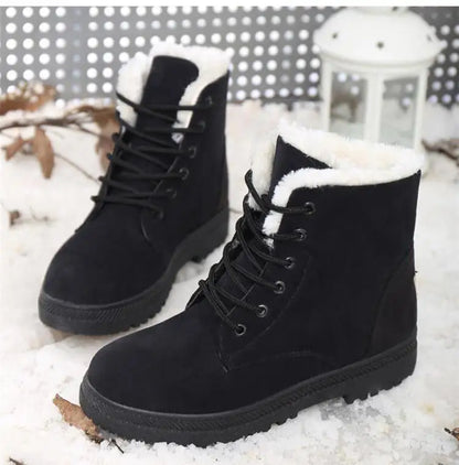 Women Boots Snow Plush Women Shoes Platform Boots For Women Fashion Keep Warm Women's Boots Flat New Botas Mujer Winter Shoes
