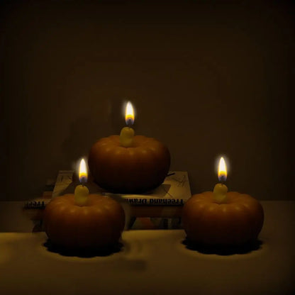 DIY Silicone Pumpkin Candle Mold white 3D Pumpkin Mould Smooth Pumpkin Soap Mold Halloween