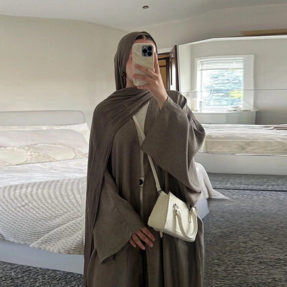 Eid Muslim Abaya for Women Cardigan Robe Jalabiya Arabic Ramadan Dresses Modest Morocco Dubai Abayas Kaftan Islam Vestidos