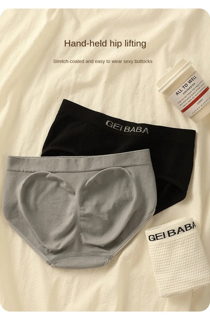 3PCS Panties Sports Briefs Large Size Lingerie Soft Underpanties Mid-rise Breathable Solid Color Women's Intimates Underwear