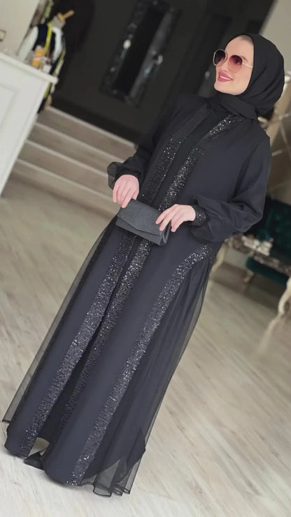 Muslim Modest Women Dress Jalabiya Vestidos Eid Ramadan Arabic Long Robe Dubai Islam Morocco Kaftan Abayas Cardigan Dresses 2024