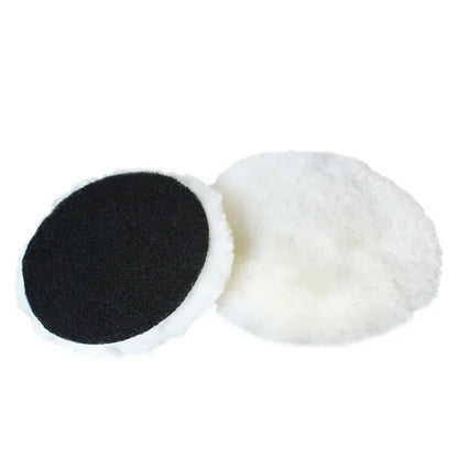 5Pcs Wool Car Polishing Pad Set For Polisher Machine Waxing Polishing Buffing Auto Paint Care Polisher Pads 3/4/5/6/7 Inch