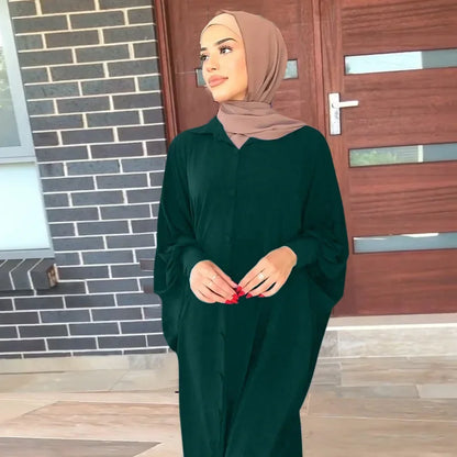 Eid Muslim Modest Dress for Women Abaya Dubai Prayer Eid Ramadan Prayer Garmenrt Longue Musulman Abayas Kaftan Niqab Vestidos
