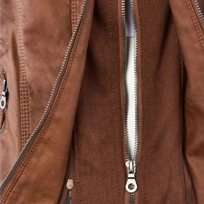 Women's Faux Leather Jacket