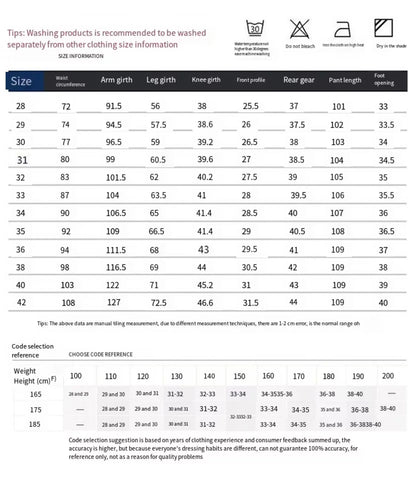 2024 Wthinlee Men's Casual Fashion New Elastic Jeans Pants Work Jeans Classic Men's Fashion Brand Versatile Clothing Blue Black