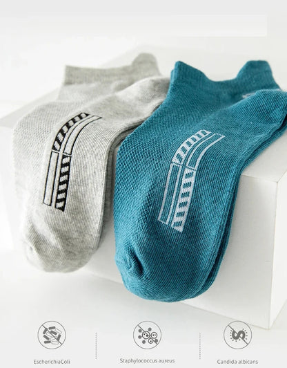 10/5 Pairs Summer Thin Short Socks Ankle Breathable Mesh Sports Sock Men and Women Casual Athletic High Quality Sokken Gifts