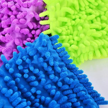 1PC Double-sided Microfiber Washable Car Washing Gloves Car Care Cleaning Gloves Cleaning Cloth Towel Mitt Car Accessories