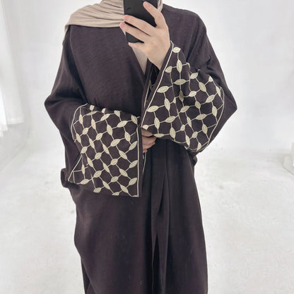 Eid Muslim Abaya for Women Modest Dresses Jalabiya Embroidery Saudi Arab Long Robe Ramadan Morocco Kaftan Dubai Abayas Vestidos