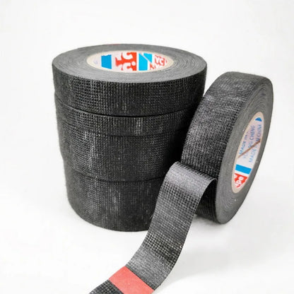 15M Heat Resistant Tape Coroplast Adhesive Automotive Cloth Tape For Car Cable Harness Wiring Fabric Loom Electrical Heat Tapes