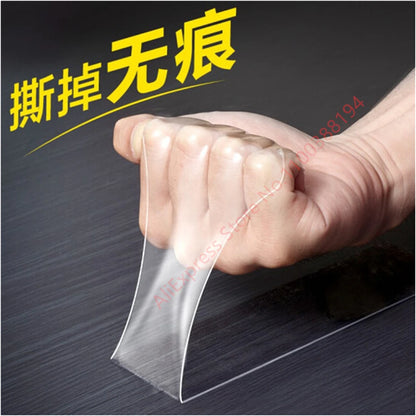 Multifunctional Double Sided Adhesive Tape Waterproof Reusable Wall Stickers Transparent Strong Sticky Glue Car Bathroom Kitchen