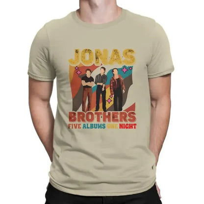 Y2K Men'S Tour 2023 T J-Jonas Brothers Band Cotton Tops Funny Short Sleeve O Neck Tees Original T-Shirt