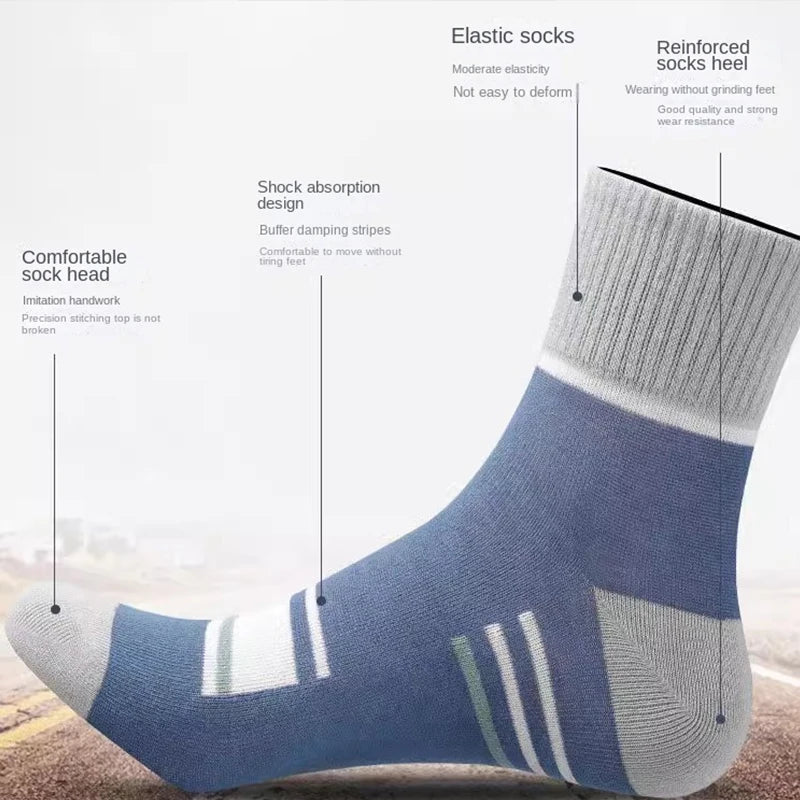 10Pairs Cotton Short Socks for Male High Quality Women's Low-Cut Crew Ankle Sports Mesh Breathable Summer Casual Soft Men Sock