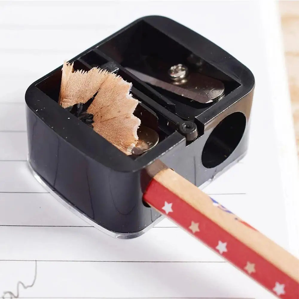 Color Pencil Sharpeners Dual Holes Pencil Sharper For Efficient Sharpening Portable Multifunctional Sharpening Cutter Stationary
