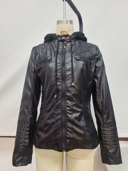 Women's Faux Leather Jacket